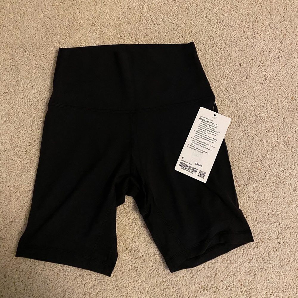 Lululemon bike shorts! New with tags!